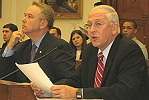 Photo of National Weather Service Director Johnson and Hurricane Center Director Mayfield