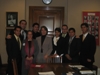 
March 6, 2008 – Senator Lincoln meets with (left to right) Arkansas LULAC members Luis Manjarrez, Daniel Diaz, Margarita Solorzano (Executive Director, Hispanic Women’s Organization of Arkansas), Ricardo Cortes, Ana Aguayo, Rafael Arciga Garcia, Fernando Garcia, and Alejandro Aviles.
 