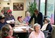 
Fayetteville – Lincoln visits with residents of the Fayetteville Veterans Home.
 