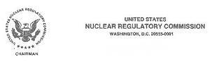 Letterhead image, Nuclear Regulatory Commission Chairman