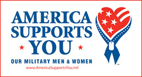 America Supports You, Our Military Men & Women, www.AmericaSupportsYou.mil