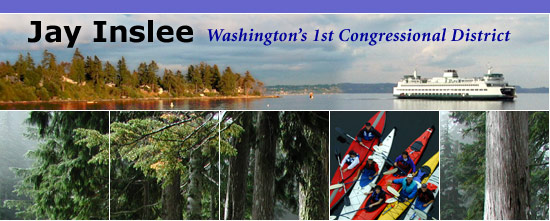 Montage of Wing Point in Bainbridge Island and the Edmonds Ferry.