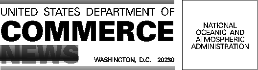 [Commerce Department News Logo]