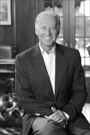 Senator Joe Biden (black and white)