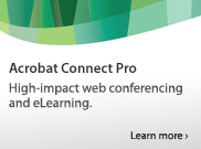 High-impact web conferencing and eLearning. Learn more >