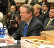 Mr. Gore testifies before Subcommittees.