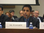 Dr. Roger Pulwarty testifies on global climate change.