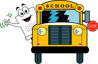A. Bill aboard school bus graphic
