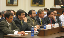 Witnesses testify before Subcommittee hearing.