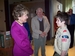 Senator Dole greets a boy scout who volunteers at Meals on Wheels of Senior Services Inc. in Winston-Salem.  It is the oldest home-delivered meals program in the Southeast.