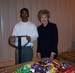 Senator Dole visits the Second Harvest Food Bank of Metrolina in Charlotte.  Dole works on several initiatives in the U.S. Senate to combat hunger in America and internationally.