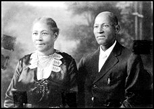 Nellie Arnold Plummer and  Robert Plummer, twin siblings. Photo courtesy of Rev. Jerome Fowler.