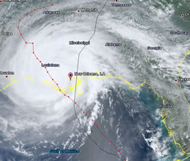 Hurricane Gustav, September 1.