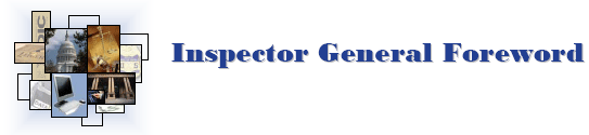 Inspector General Foreward