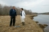 Small photo: President Bush makes remarks during a tour of the Reserve