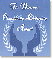 Director's Community Leadership Awards graphic