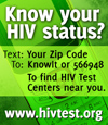 Know your HIV status? Text: Your Zip Code to KnowIT or 566948 to find HIV test centers hear you  www.hivtest.org