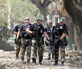 Photograph of FBI SWAT Team
