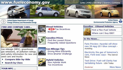 Sign of the times - Consumers worried about high gasoline prices have an ally in the ORNL-run Fueleconomy.gov website. The Fuel Economy Information Program outstripped its initial goal of 10 million visits in a year about two years ago and has since almost tripled that number.