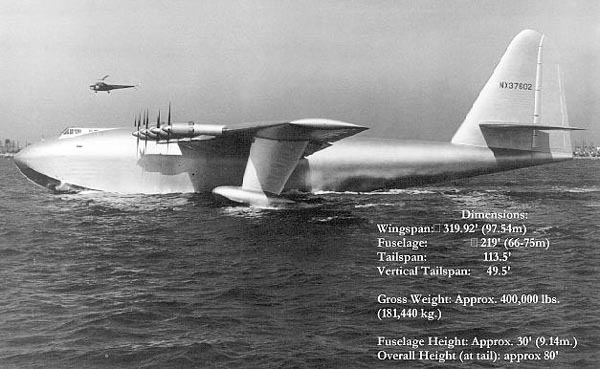 Spruce Goose specifications