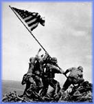 Planting the flag, Iwo Jima