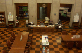 Reading room.