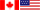 Canadian and US flags