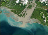 Sediments along the Alaskan Coast