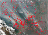 Hundreds of Fires in Bolivia