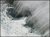 Clouds Streets off the Amery Ice Shelf