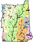 small map of VT and NH