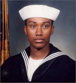 Williams during his Navy days. He spent eight years as a nuclear technician.