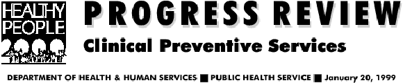 Clinical Preventive Services Progress Review banner