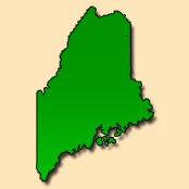 Iamge: Maine state map