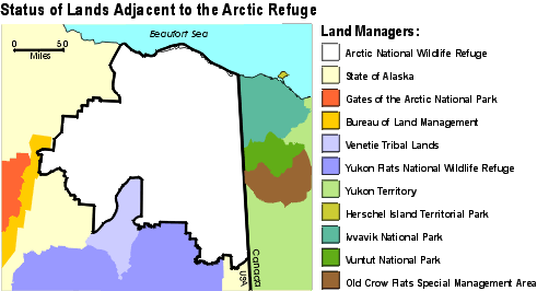 status of lands surrounding Refuge - USFWS