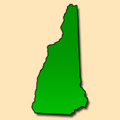 Image: New Hampshire state map