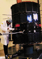 Image of the IMP-J spacecraft