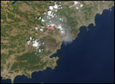 Forest Fires in Southern France