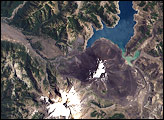 Cerro Antuco and Laguna de Laja, Chile