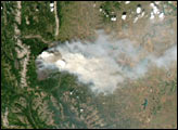 Wildfires in Glacier National Park and Alberta