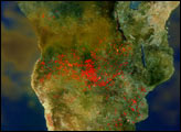 Unprecedented Fires in Southern Africa