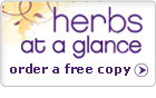 Order a printed copy of the Herbs At A Glance booklet