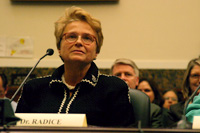 IMLS Director Anne-Imelda Radice testifying before Members of the House Committee on Education and Labor