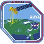 The Landsat 7 mission patch