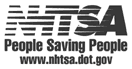 NHTSA, People Saving People, www.nhtsa.dot.gov logo