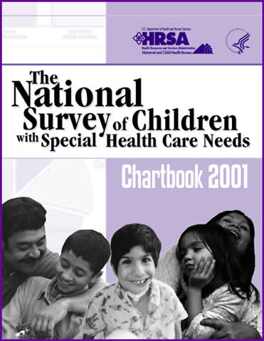 The National Survey of Children with Special Health Care Needs Chartbook 2001, Maternal and Child Health Bureau, Health Services and Research Administration, U.S. Department of Health and Human Services