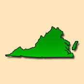 Image: Virginia state map