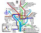 Map of the DC Metro System