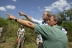 Small photo: President Bush tours Rookery Bay National Estuarine Research Reserve