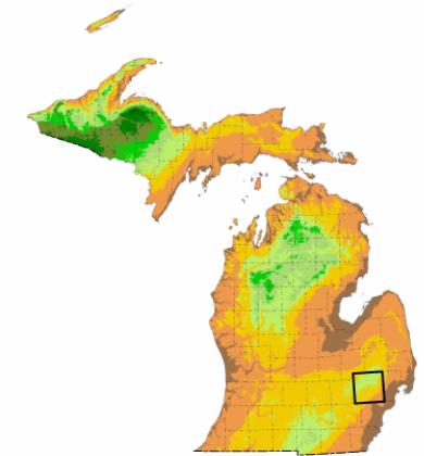 Michigan County Map